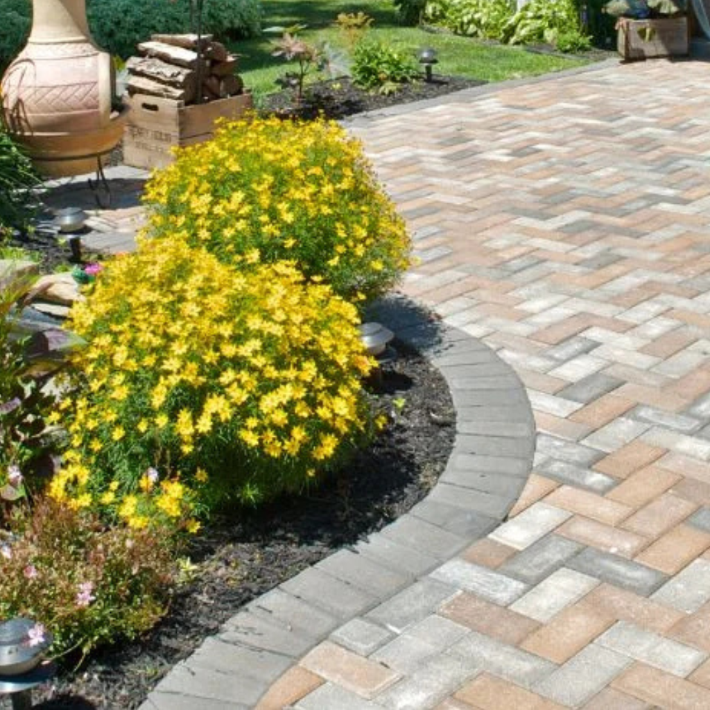 Blocked Paved Driveway by Mostyn driveway company