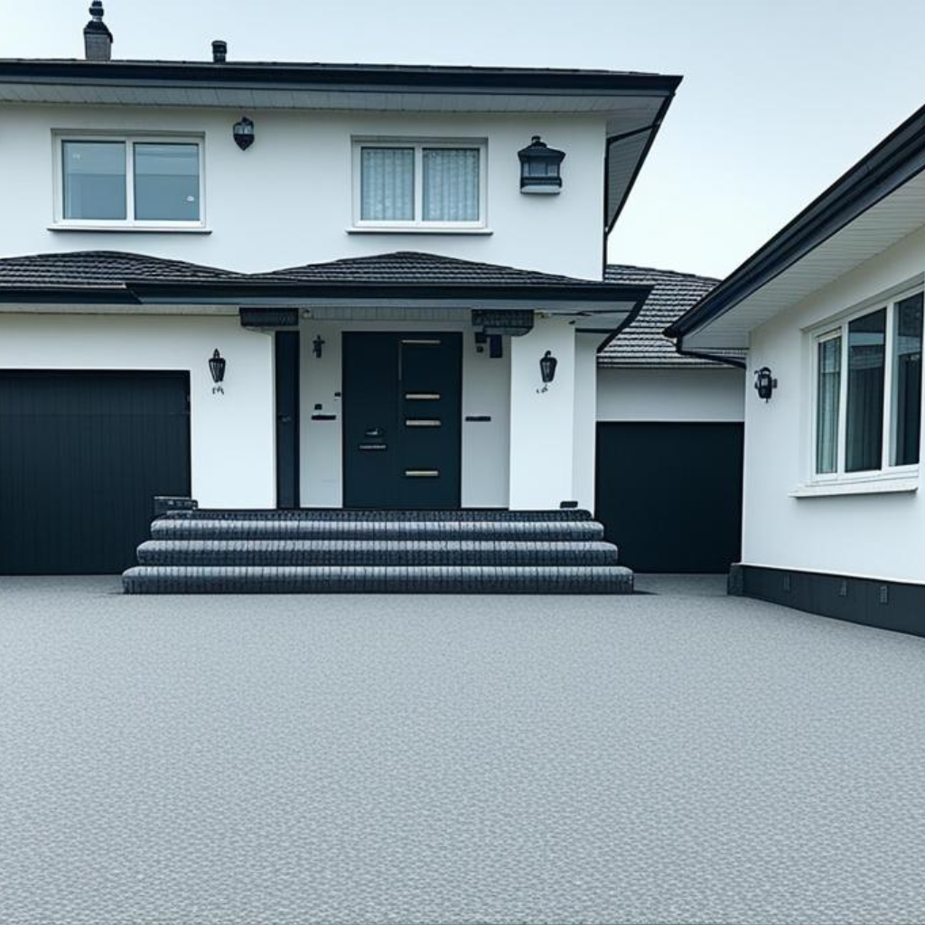 New Resin Driveway in Mostyn