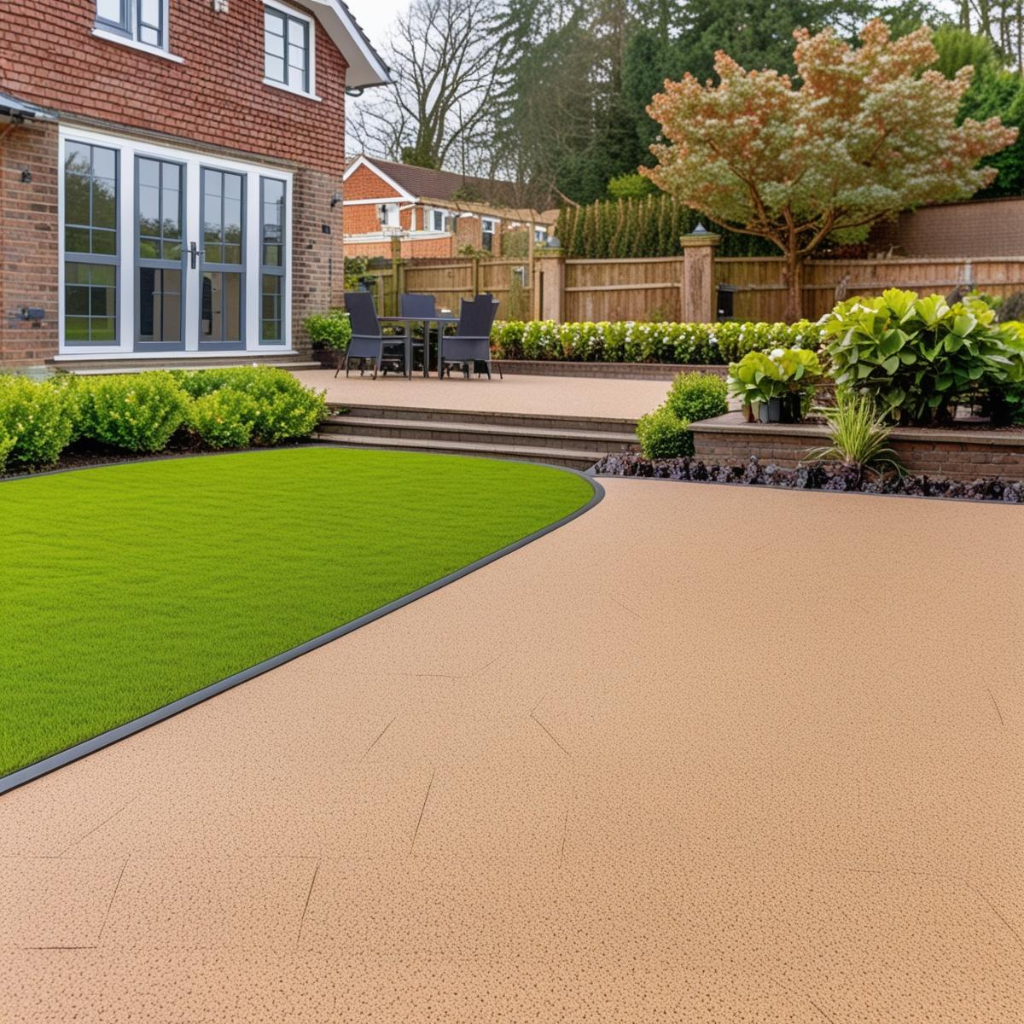 New Resin Paving in Mostyn