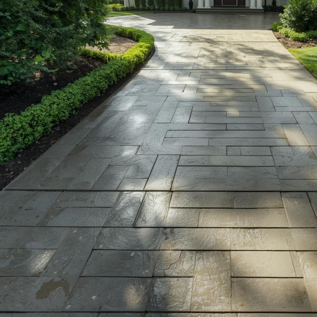Professional Concrete Paving Services by Mostyn driveway company